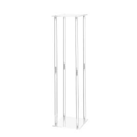 VEVOR Wedding Flower Stand, 10PCS 31.5-inch Column Flower Stand, Floral Stands with Acrylic Laminate