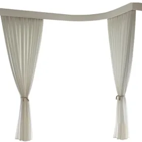 63inch*96inch 2PC Mosquito Net With Rod Curtains: Double Protection, Comfortable Sleep, Mosquito-Free, Enhanced Home Quality (Option: 63inch96inch)