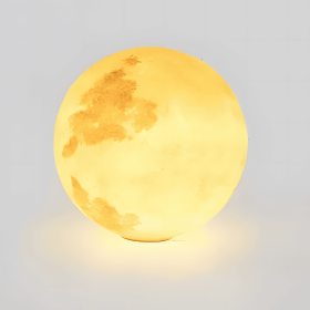 Full Moon Floor Lamp - Waterproof & Solar-Powered (Style: 1/pack)